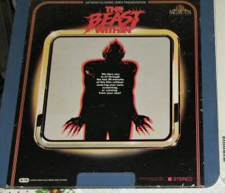 Vintage 1982 & 1983 Video Discs HORROR The Beast Within & The Shivers 2