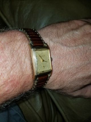 Vintage Bulova 10K Gold Filled 21 Jewel USA Mens Watch 2