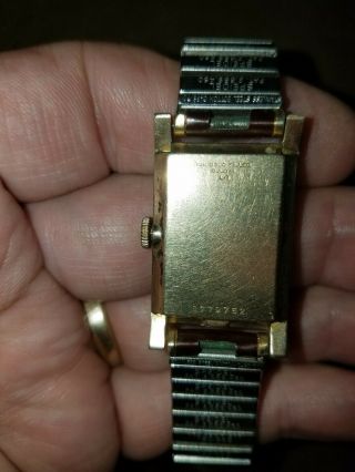 Vintage Bulova 10K Gold Filled 21 Jewel USA Mens Watch 4