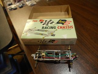 Vintage Revell 1/24 Scale Lotus Brm Slot Car Chassis W/ Motor