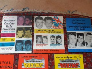 A Selection Of Vintage Boxing Programmes 2