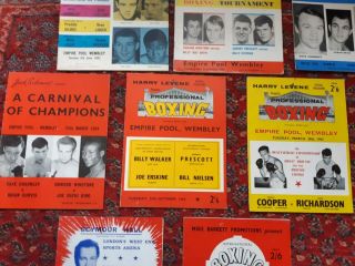 A Selection Of Vintage Boxing Programmes 3