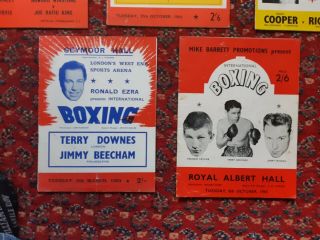 A Selection Of Vintage Boxing Programmes 4