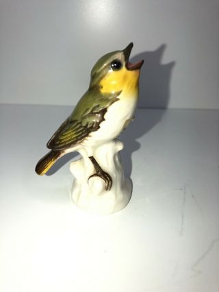 Vintage Goebel W.  Germany Wood Warbler Bird Figurine Porcelain