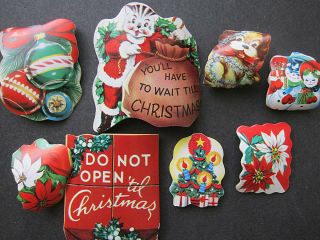 VTG Christmas Gummed Seals Stickers,  Easter St.  Patricks 300,  1940s - 60s 3