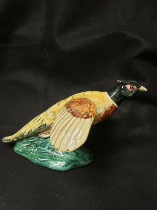 Htf 11 " Vintage Large Stangl Pottery " Cock Pheasant " Bird Figurine 3492 Euc