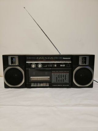 Vintage Panasonic Rx - C31 Am Fm Stereo Cassette Boombox W/detachable Speakers Eu