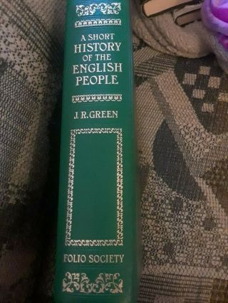 Folio Society,  John Richard Green - A Short History Of The English People - 1992