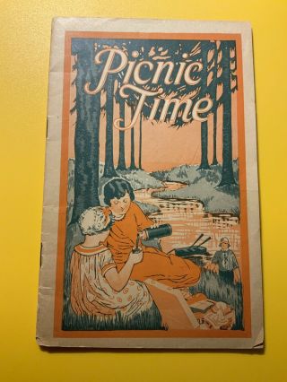 Picnic Time Lydia E.  Pinkham Medicine Company Lynn Ma Recipes Vintage Booklet