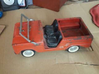 Vintage Nylint Fire Dept Chief Ford Bronco Toy