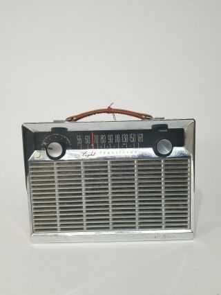 Vintage Ge General Electric 8 Transistor Am Radio Portable