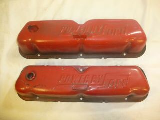 Vintage 1965 - 1967 Ford Fairlane Mustang 289 302 Factory Valve Covers