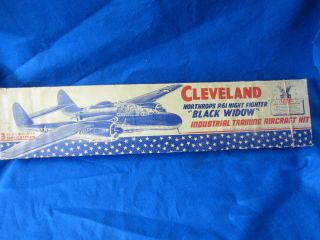 Vintage Cleveland Scale P - 61 Black Widow,  36 Inch Span,  T - 155,
