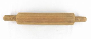 Vintage Wooden 14 " One Piece Rolling Pin Kitchen Home Decor Baking Collectible