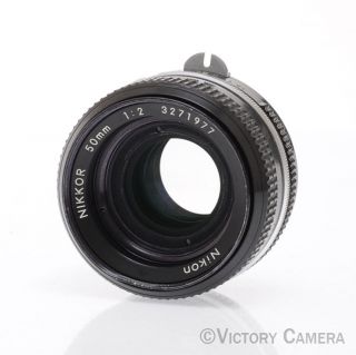 Nikon Nikkor 50mm F2 Non - Ai Vintage Lens - Read - (1119s - 3)