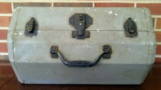 Vintage Aluminum Case Electrician Tool Box or Tackle Box Unbranded 7