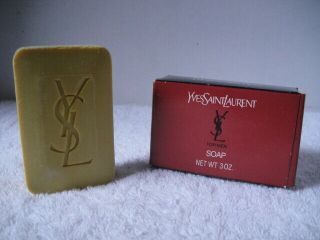 Vintage Yves Saint Laurent 3 Oz.  Soap Bar For Men