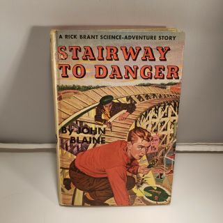 1952 Stairway To Danger 9 Rick Brant Science Adventure John Blaine 1st Edition