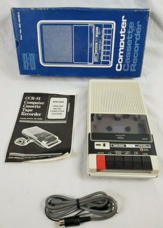 Radio Shack Tandy Ccr - 81 Trs - 80 Computer Cassette Tape Recorder 26 - 1208a