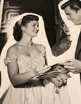 DEBBIE REYNOLDS Vintage 1950’s Movie Studio Press Proof Photo 3