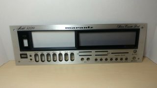 Marantz 5220 Stereo Cassette Deck Face Plate -