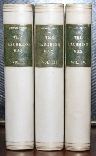 1895 The Laughing Man Victor Hugo Incomplete 3 Vols Of 4 Limited Edition Of 1000