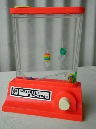 Retro 1976 Tomy Waterful Ring - Toss Vintage Water Game Collectable Toy - No Leaks