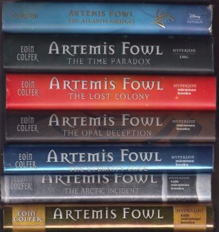 Vg Complete Set Of 7 Hc Dj First Edition Series Artemis Fowl By Eoin Colfer