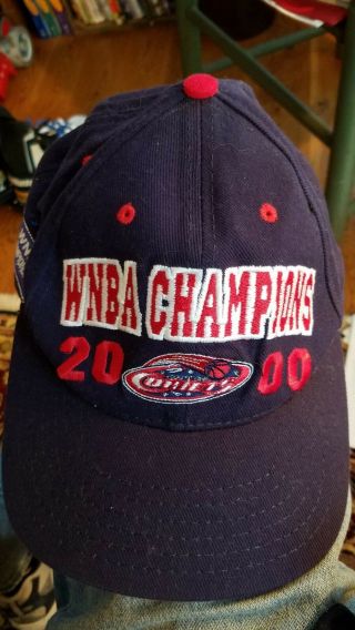 Vintage Wnba Houston Comets 2000 World Champions Cap
