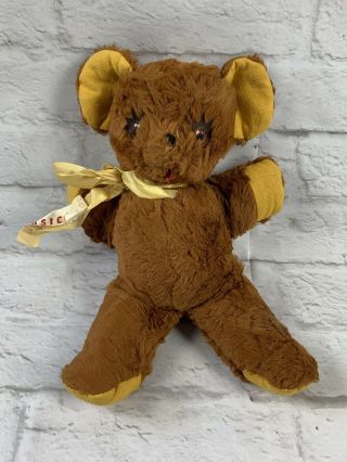 Vtg Musical Wind - Up Teddy Bear Plush " How Much Is That Doggy In The Window " Song