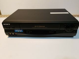 Sony Vhs Vcr Slv - N55 Video Cassette Recorder