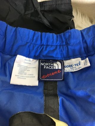 Vintage 90 ' s Mens THE NORTH FACE Extreme GORE TEX Snow Pants FullZip SIZE LARGE 6
