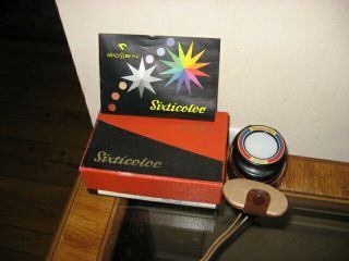 Vintage Gossen Sixticolor In Case Color Temperature Meter Photography Germany