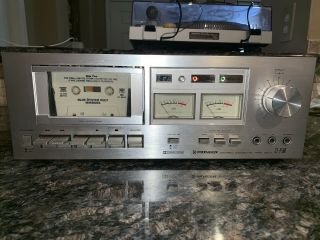 Vintage Pioneer Ct - F500 Stereo Cassette Tape Deck