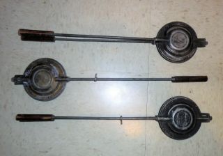 3 Vintage Tonka Toaster Apollo,  Mn Camp Fire Cooker Pudgie Pie Maker Irons
