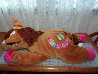 Vintage Lisa Frank Rainbow Chaser Brown Pony Horse Large Plush Toy 24 