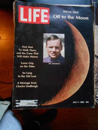 4 Four Vintage LIFE magazines Special Edition To The Moon And Back 1969 Marlboro 2