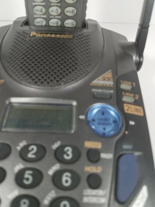 Vintage 2.  4 GHz Gigarange Extreme Answer Machine KX - TG2593B and Phone 7