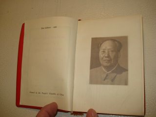1966 QUOTATIONS FROM CHAIRMAN MAO TSE - TUNG 1st Edition English LITTLE RED BOOK 3