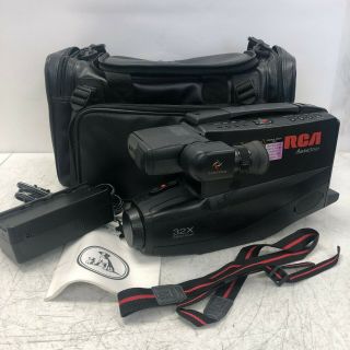 Vintage Rca Cc4251 Vhs Camcorder With Case & Accessories And
