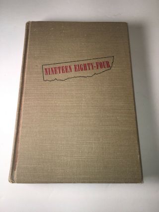 1949 Nineteen Eighty - Four (1984) George Orwell First American Edition Dystopia