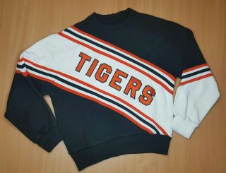 Vintage Made In Usa Varsity Tigers Cheerleader Cheerleading Sweater Shirt