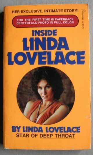 1973 " Inside Linda Lovelace " By Linda Lovelace,  1st Edition Pb,  Pinnacle Book