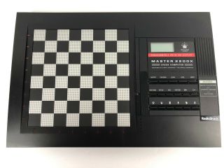 Vintage Radio Shack Master 2200x Electronic Computer Chess Board Garry Kasparov