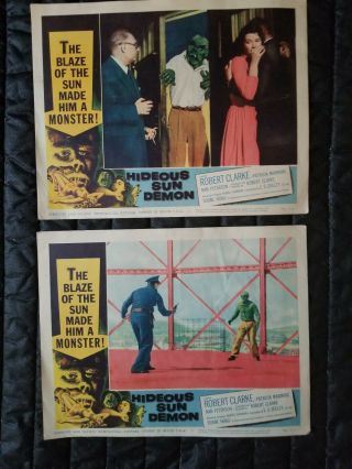 Vintage Lobby Card Hideous Sun Demon Movie Poster