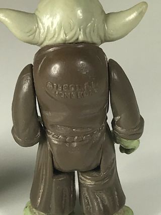 Star Wars Vintage Figure Luke Skywalker Bespin w/blaster Yoda 1980 LFL HK 8