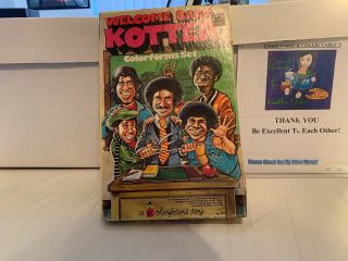 Vintage 1976 Welcome Back Kotter Tv Show Colorforms Toy Play Set