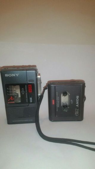 Vintage Sony M - 909 & Sony M - 88v Microcassette Recorder W/