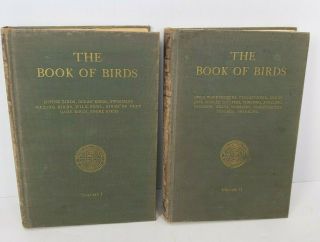 Vintage National Geographic Society The Book Of Birds Set Vol 1 2