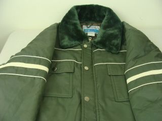 Vintage Sears Work Leisure Snow Suite Green Mens Size 44 Overalls